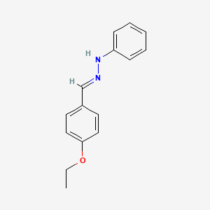 molecular formula C15H16N2O B11554649 4-Ethoxybenzaldehyde phenylhydrazone 