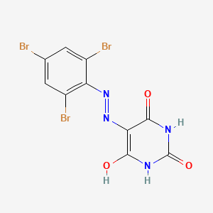 5-[2-(2,4,6-tribromophenyl)hydrazinylidene]pyrimidine-2,4,6(1H,3H,5H)-trione