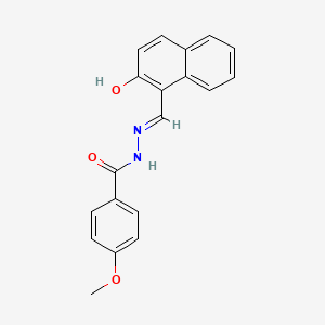 N'-[(E)-(2-hydroxynaphthalen-1-yl)methylidene]-4-methoxybenzohydrazide