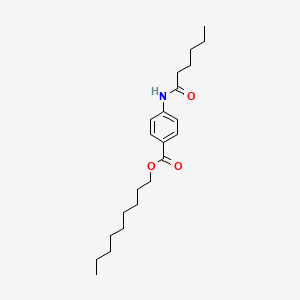 Nonyl 4-(hexanoylamino)benzoate