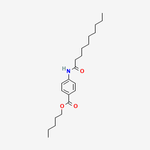 Pentyl 4-(decanoylamino)benzoate