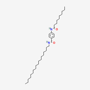 molecular formula C35H62N2O2 B11554893 4-(decanoylamino)-N-octadecylbenzamide 