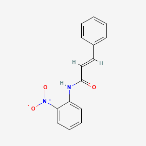 molecular formula C15H12N2O3 B11555026 (2E)-N-(2-nitrophenyl)-3-phenylprop-2-enamide 