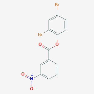 2,4-Dibromophenyl 3-nitrobenzoate