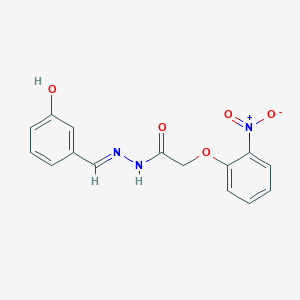 N'-[(E)-(3-hydroxyphenyl)methylidene]-2-(2-nitrophenoxy)acetohydrazide