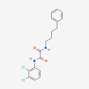 N-(2,3-dichlorophenyl)-N'-(4-phenylbutyl)ethanediamide