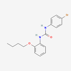 molecular formula C17H19BrN2O2 B11555207 1-(4-Bromophenyl)-3-(2-butoxyphenyl)urea 