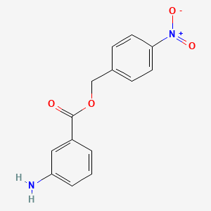 molecular formula C14H12N2O4 B11555229 4-Nitrobenzyl 3-aminobenzoate 