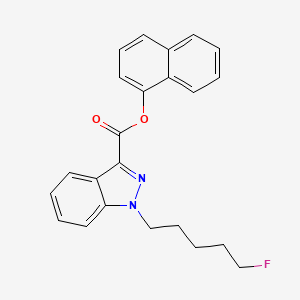 molecular formula C23H21FN2O2 B1155531 Unii-B2qas4X2LT 