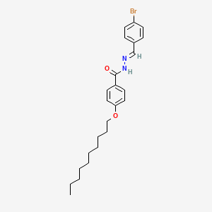 N'-[(E)-(4-bromophenyl)methylidene]-4-(decyloxy)benzohydrazide