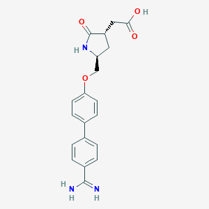 molecular formula C20H21N3O4 B115555 Fradafiban CAS No. 148396-36-5