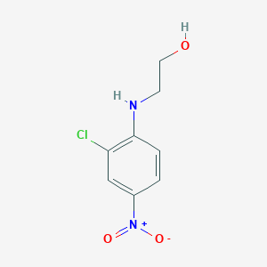 molecular formula C8H9ClN2O3 B11555585 2-(2-Chloro-4-nitroanilino)ethanol 