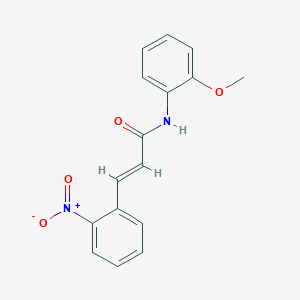 (2E)-N-(2-methoxyphenyl)-3-(2-nitrophenyl)prop-2-enamide