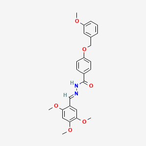 4-[(3-methoxybenzyl)oxy]-N'-[(E)-(2,4,5-trimethoxyphenyl)methylidene]benzohydrazide