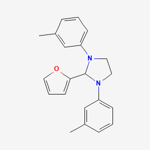 2-(2-Furyl)-1,3-di-m-tolylimidazolidine