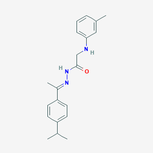 2-[(3-Methylphenyl)amino]-N'-[(1E)-1-[4-(propan-2-YL)phenyl]ethylidene]acetohydrazide