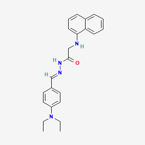 N'-(4-(Diethylamino)benzylidene)-2-(1-naphthylamino)acetohydrazide