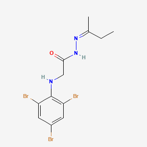 N'-[(2Z)-Butan-2-ylidene]-2-[(2,4,6-tribromophenyl)amino]acetohydrazide