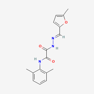 N-(2,6-dimethylphenyl)-2-{(2E)-2-[(5-methylfuran-2-yl)methylidene]hydrazinyl}-2-oxoacetamide