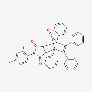 2-(2,4-dimethylphenyl)-4,5,6,7-tetraphenyl-3a,4,7,7a-tetrahydro-1H-4,7-methanoisoindole-1,3,8(2H)-trione