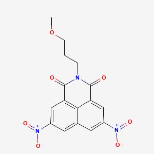 2-(3-methoxypropyl)-5,8-dinitro-1H-benzo[de]isoquinoline-1,3(2H)-dione