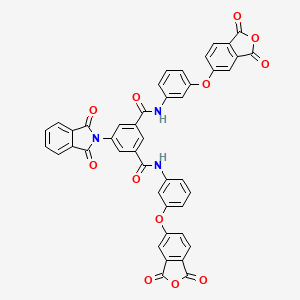 N,N'-bis{3-[(1,3-dioxo-1,3-dihydro-2-benzofuran-5-yl)oxy]phenyl}-5-(1,3-dioxo-1,3-dihydro-2H-isoindol-2-yl)benzene-1,3-dicarboxamide