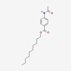 molecular formula C19H29NO3 B11556336 Decyl 4-acetamidobenzoate 