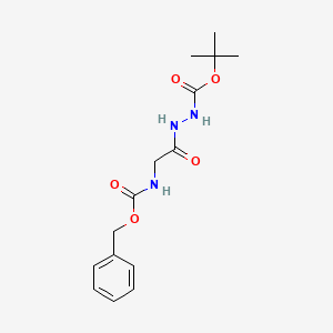 benzyl N-({N'-[(tert-butoxy)carbonyl]hydrazinecarbonyl}methyl)carbamate