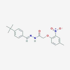 N'-[(E)-(4-tert-butylphenyl)methylidene]-2-(4-methyl-2-nitrophenoxy)acetohydrazide