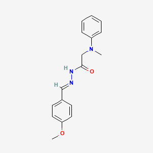 N'-[(E)-(4-Methoxyphenyl)methylidene]-2-[methyl(phenyl)amino]acetohydrazide