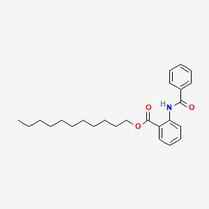 molecular formula C25H33NO3 B11556486 Undecyl 2-benzamidobenzoate 