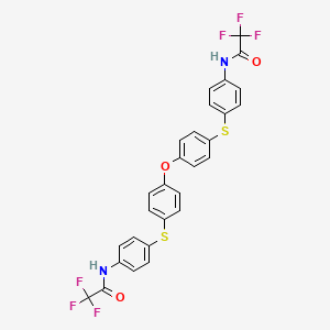 N,N'-[oxybis(benzene-4,1-diylsulfanediylbenzene-4,1-diyl)]bis(2,2,2-trifluoroacetamide)