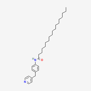 N-[4-(pyridin-4-ylmethyl)phenyl]octadecanamide