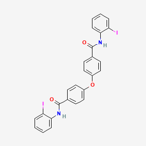 N-(2-Iodophenyl)-4-{4-[(2-iodophenyl)carbamoyl]phenoxy}benzamide