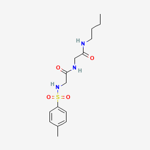 N-[(4-methylphenyl)sulfonyl]glycyl-N-butylglycinamide