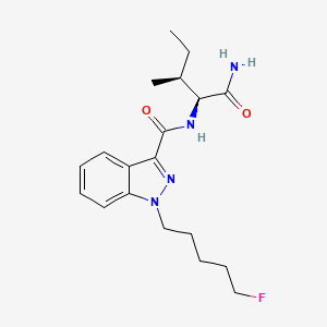 molecular formula C₁₉H₂₇FN₄O₂ B1155683 Unii-2QB22hnv5B 