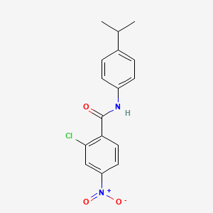 2-chloro-4-nitro-N-[4-(propan-2-yl)phenyl]benzamide