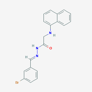 N'-[(E)-(3-Bromophenyl)methylidene]-2-[(naphthalen-1-YL)amino]acetohydrazide