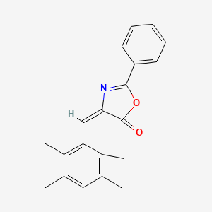 (4E)-2-phenyl-4-(2,3,5,6-tetramethylbenzylidene)-1,3-oxazol-5(4H)-one