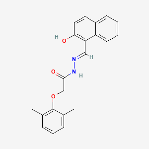 2-(2,6-dimethylphenoxy)-N'-[(E)-(2-hydroxynaphthalen-1-yl)methylidene]acetohydrazide