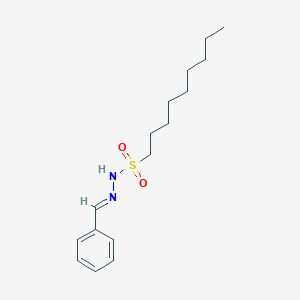 N'-[(E)-phenylmethylidene]nonane-1-sulfonohydrazide