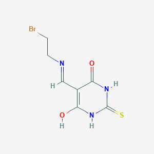 5-{[(2-bromoethyl)amino]methylidene}-2-thioxodihydropyrimidine-4,6(1H,5H)-dione