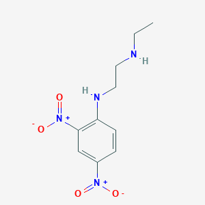 molecular formula C10H14N4O4 B11557621 N-(2,4-dinitrophenyl)-N'-ethylethane-1,2-diamine 