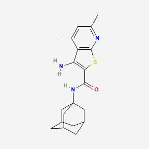 N-(Adamantan-1-YL)-3-amino-4,6-dimethylthieno[2,3-B]pyridine-2-carboxamide