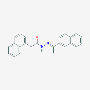 2-(naphthalen-1-yl)-N'-[(1E)-1-(naphthalen-2-yl)ethylidene]acetohydrazide