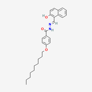 4-(decyloxy)-N'-[(E)-(2-hydroxynaphthalen-1-yl)methylidene]benzohydrazide