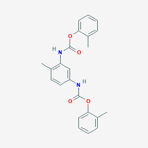 molecular formula C23H22N2O4 B11557802 Bis(2-methylphenyl) (4-methylbenzene-1,3-diyl)biscarbamate 