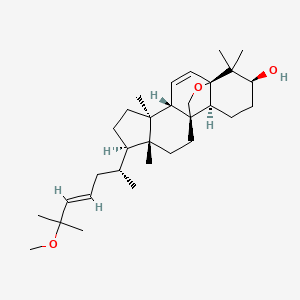 molecular formula C31H50O3 B1155782 5,19-Epoxy-25-methoxycucurbita-6,23-dien-3-ol CAS No. 81910-39-6