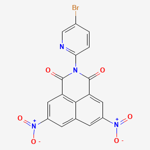 2-(5-bromo-2-pyridyl)-5,8-dinitro-1H-benzo[de]isoquinoline-1,3(2H)-dione