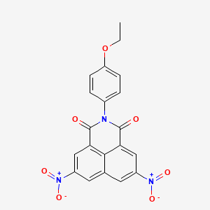 2-(4-ethoxyphenyl)-5,8-dinitro-1H-benzo[de]isoquinoline-1,3(2H)-dione